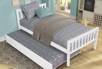 Twin bed frame with matching furniture set
