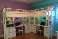 Loft bed with storage bedroom furniture combo