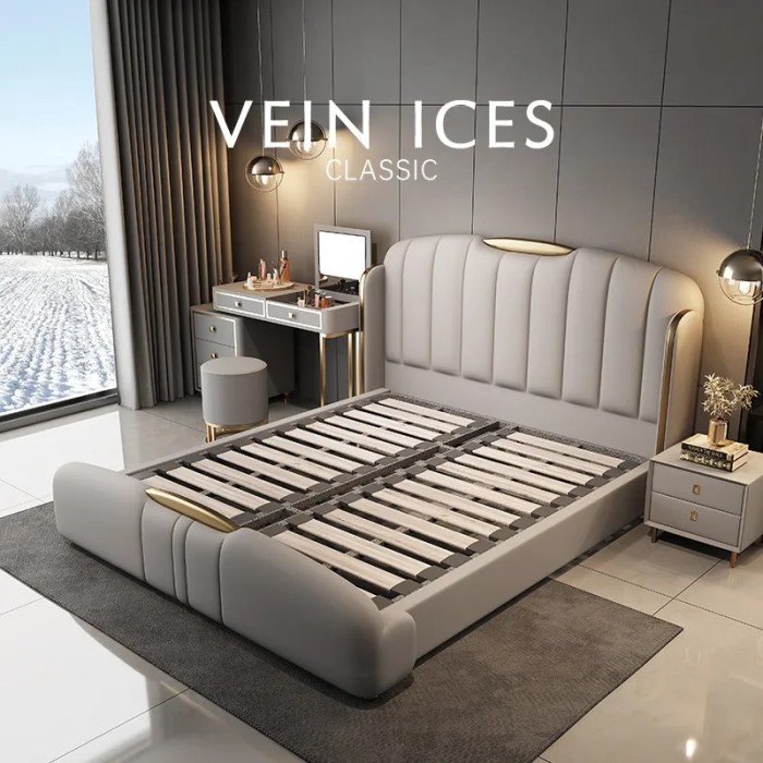 EUROCO Full Size Upholstery Platform Bed with Three Storage Drawers for ...